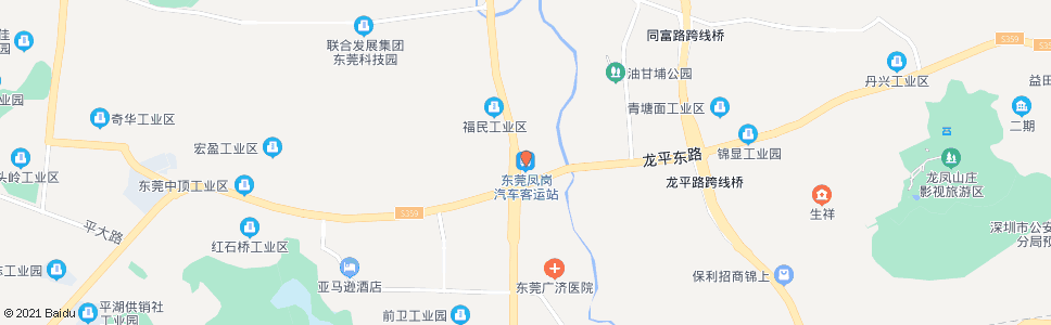 东莞东莞市凤岗汽车客运站_公交站地图_东莞公交_妙搜公交查询2024