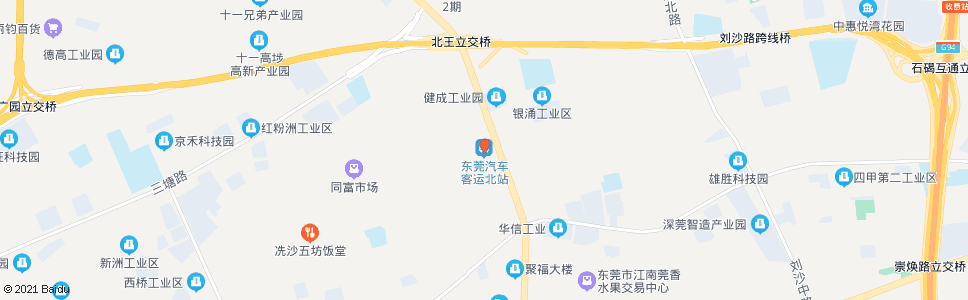 东莞市汽车北站_公交站地图_东莞公交_妙搜公交查询2024