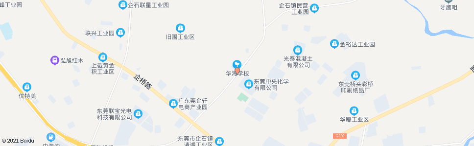 东莞华海小学_公交站地图_东莞公交_妙搜公交查询2024