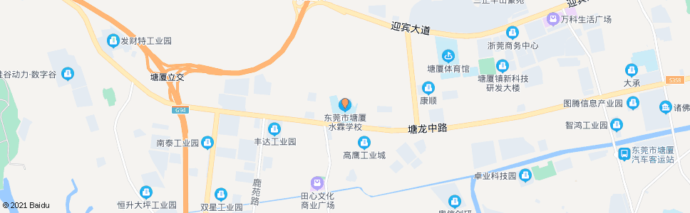 东莞水霖学校_公交站地图_东莞公交_妙搜公交查询2024