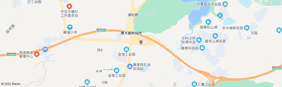 东莞大岭山路口_公交站地图_东莞公交_妙搜公交查询2024