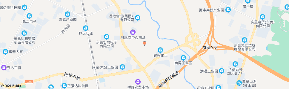 东莞凤凰岗大道_公交站地图_东莞公交_妙搜公交查询2024