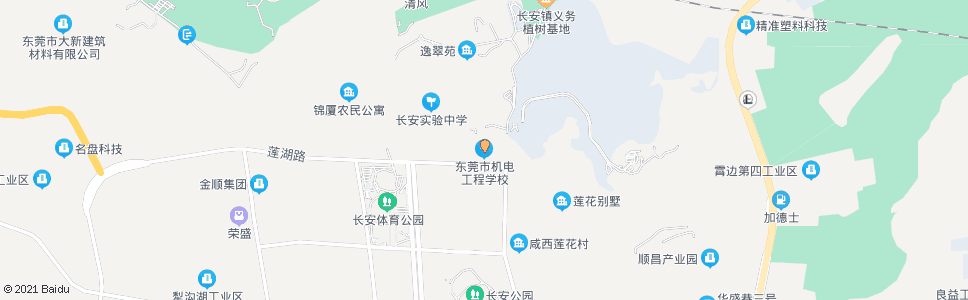 东莞东莞机电工业学校南对面_公交站地图_东莞公交_妙搜公交查询2024