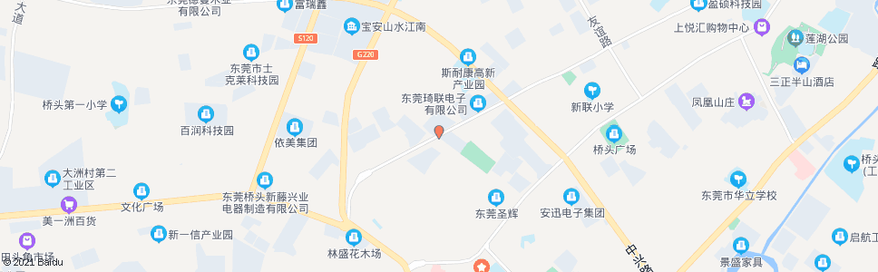 东莞岭头治安队_公交站地图_东莞公交_妙搜公交查询2024