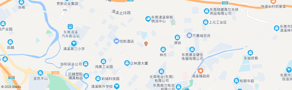 东莞岗朗村_公交站地图_东莞公交_妙搜公交查询2024