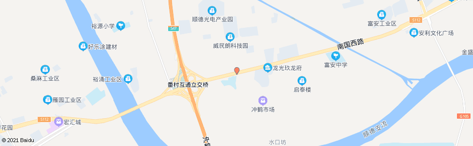 佛山潘村_公交站地图_佛山公交_妙搜公交查询2025