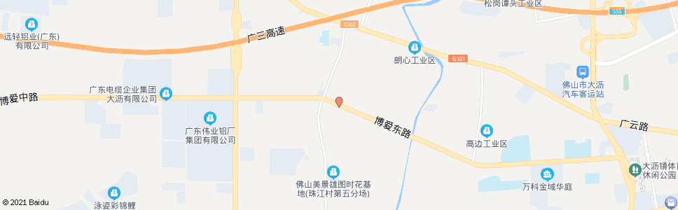 佛山博爱路贤谭路口_公交站地图_佛山公交_妙搜公交查询2024