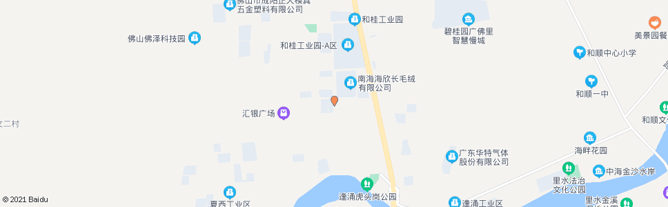 佛山和桂中路南_公交站地图_佛山公交_妙搜公交查询2025