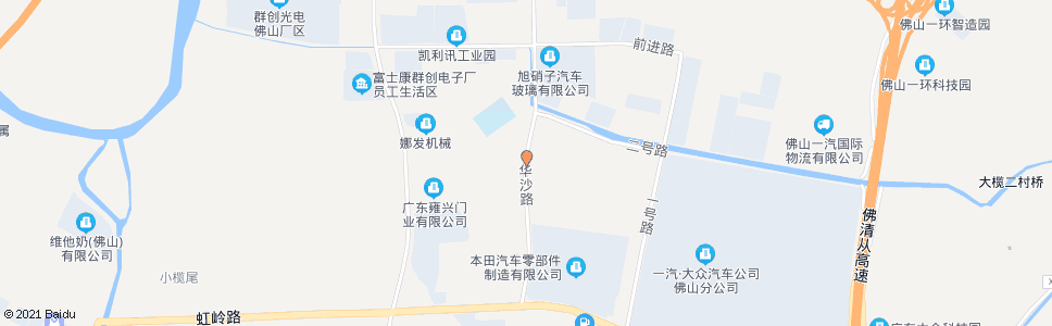 佛山石头村(官窑第一小学)_公交站地图_佛山公交_妙搜公交查询2024