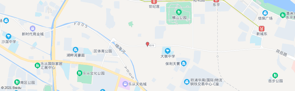 佛山荷村_公交站地图_佛山公交_妙搜公交查询2025