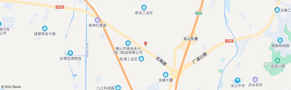 佛山新龙村_公交站地图_佛山公交_妙搜公交查询2025