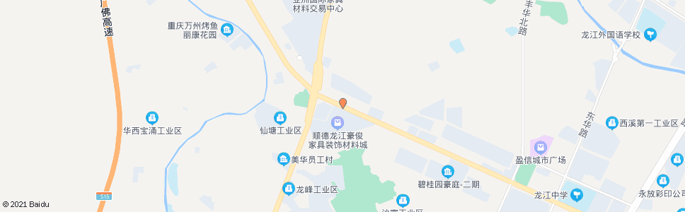 佛山龙洲路口(G325)_公交站地图_佛山公交_妙搜公交查询2025