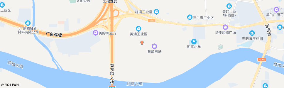 佛山黄涌村_公交站地图_佛山公交_妙搜公交查询2024