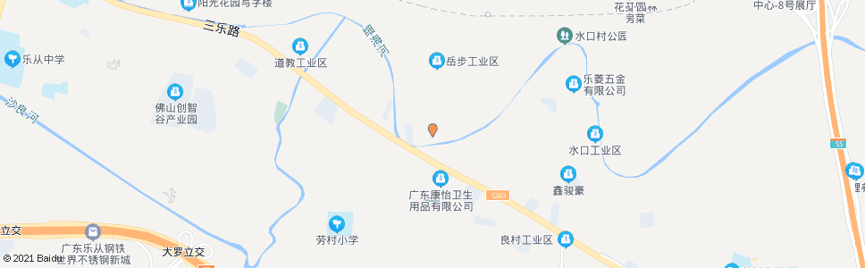 佛山劳岳工业区_公交站地图_佛山公交_妙搜公交查询2025