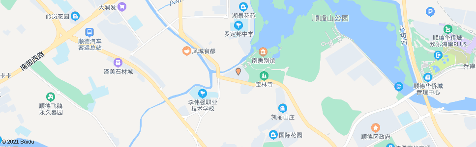 佛山市委党校_公交站地图_佛山公交_妙搜公交查询2024