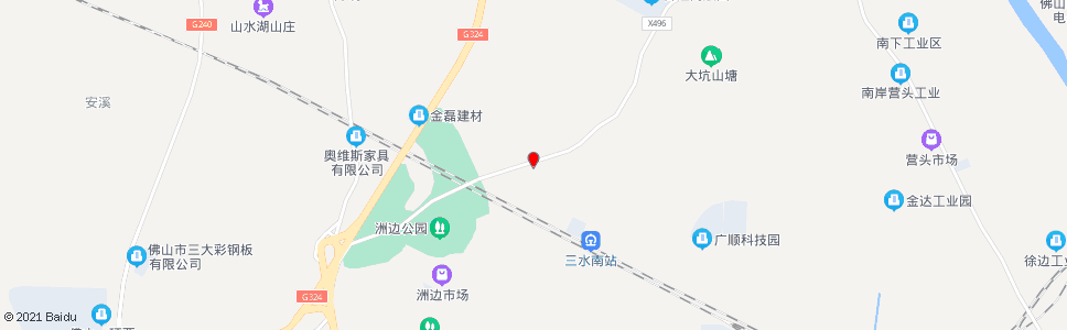 佛山茶山一村_公交站地图_佛山公交_妙搜公交查询2025