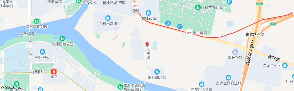 佛山华阳南路(星英半岛)_公交站地图_佛山公交_妙搜公交查询2025