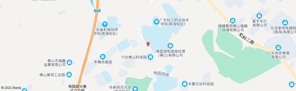 佛山狮山大学城(省轻工职院)_公交站地图_佛山公交_妙搜公交查询2024