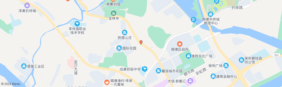 佛山大吉村_公交站地图_佛山公交_妙搜公交查询2025