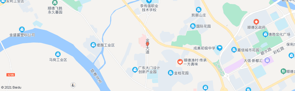 佛山顺德中医院_公交站地图_佛山公交_妙搜公交查询2024