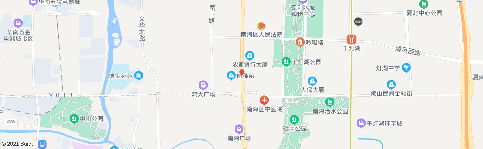 佛山南海大道海四路口(南海人才市场)_公交站地图_佛山公交_妙搜公交查询2024