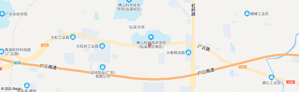 佛山佛山科技学院(S263)_公交站地图_佛山公交_妙搜公交查询2024