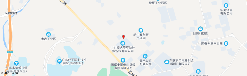 佛山工业大道_公交站地图_佛山公交_妙搜公交查询2025