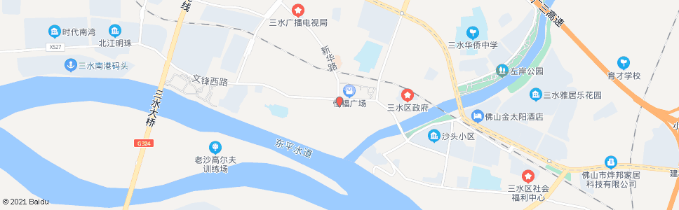 佛山西南酒店_公交站地图_佛山公交_妙搜公交查询2024