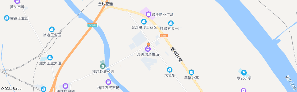 佛山沙边市场总站_公交站地图_佛山公交_妙搜公交查询2025