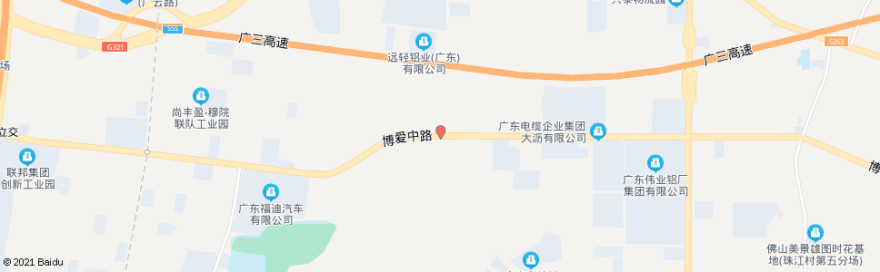 佛山马洞村(博爱路)_公交站地图_佛山公交_妙搜公交查询2025