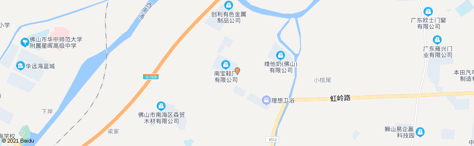 佛山双兴不锈钢_公交站地图_佛山公交_妙搜公交查询2025