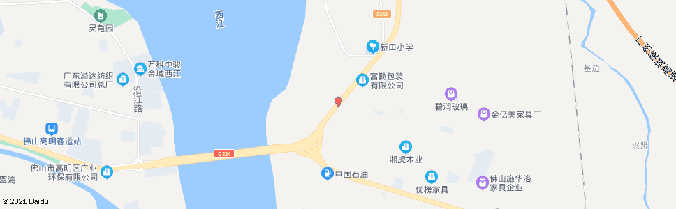 佛山新田南村(南海发电一厂)_公交站地图_佛山公交_妙搜公交查询2024