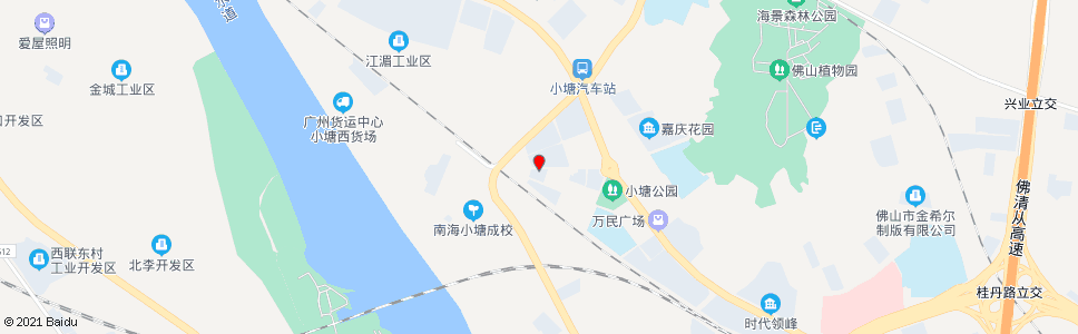 佛山小塘市场_公交站地图_佛山公交_妙搜公交查询2025