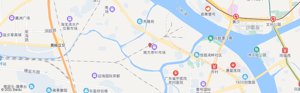 广州南方茶叶市场总站_公交站地图_广州公交_妙搜公交查询2024