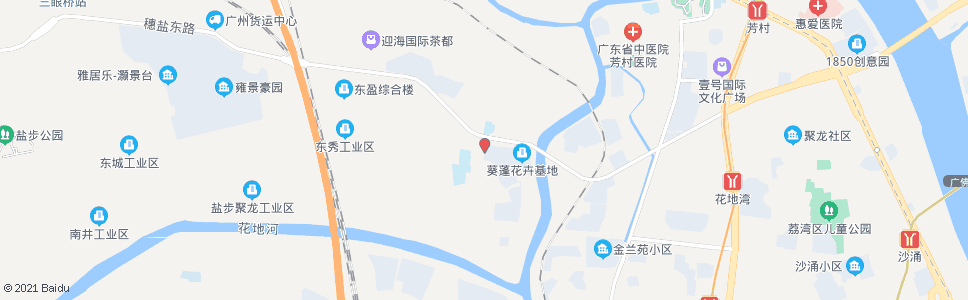 广州葵蓬小学_公交站地图_广州公交_妙搜公交查询2024