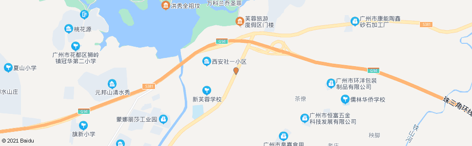 广州瑞边村_公交站地图_广州公交_妙搜公交查询2025