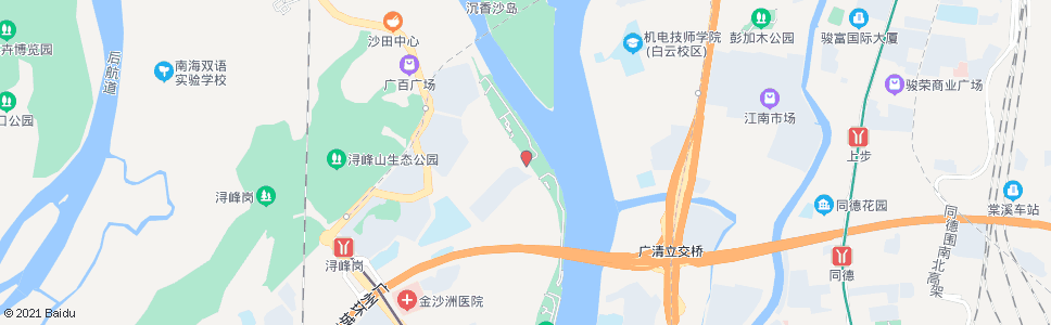 广州彩滨北路(西海岸)_公交站地图_广州公交_妙搜公交查询2025