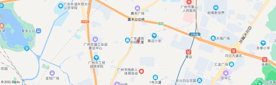 广州黄边(黄边南路)_公交站地图_广州公交_妙搜公交查询2025