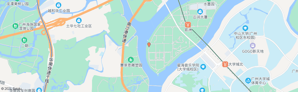 广州星岛环北路(螺旋二路路口)_公交站地图_广州公交_妙搜公交查询2025