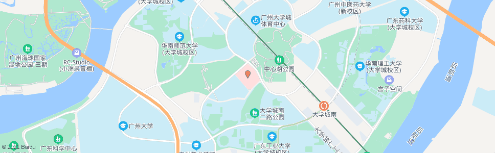 广州省中医院大学城医院_公交站地图_广州公交_妙搜公交查询2024