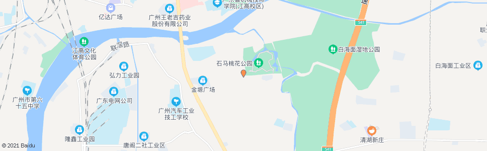 广州马岗岭街口_公交站地图_广州公交_妙搜公交查询2025