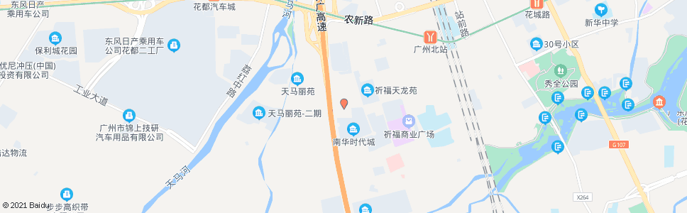 广州望岗村_公交站地图_广州公交_妙搜公交查询2024