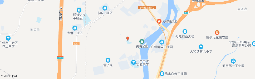 广州鸦湖村委_公交站地图_广州公交_妙搜公交查询2025