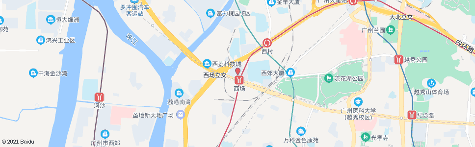 广州和平新村3号站_公交站地图_广州公交_妙搜公交查询2024