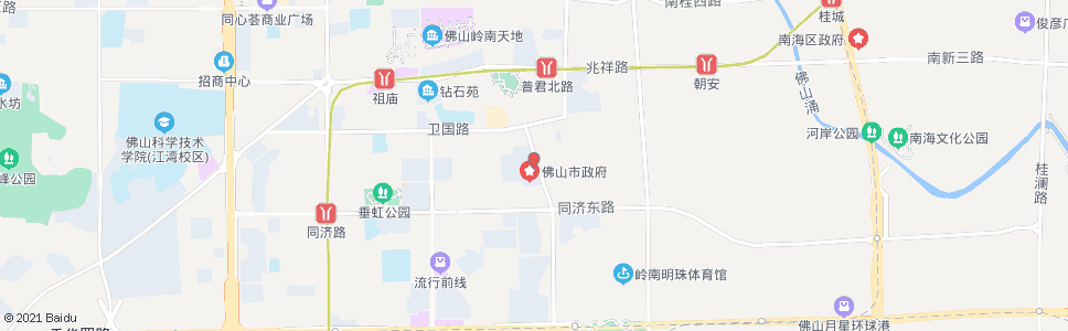 广州凤林村_公交站地图_广州公交_妙搜公交查询2025