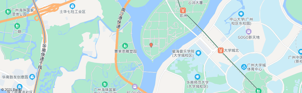 广州螺旋四路西_公交站地图_广州公交_妙搜公交查询2025