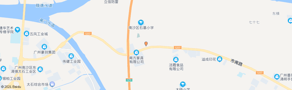 广州石基村_公交站地图_广州公交_妙搜公交查询2025