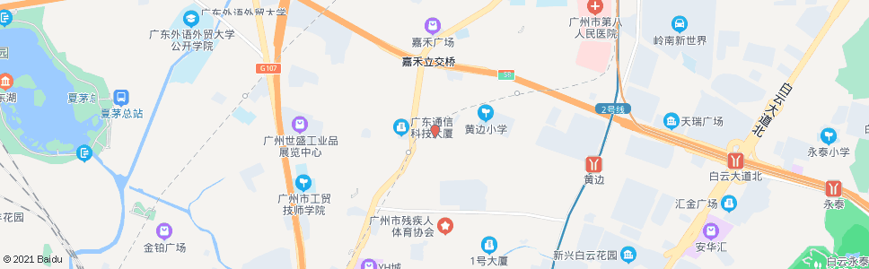 广州黄边南路_公交站地图_广州公交_妙搜公交查询2025