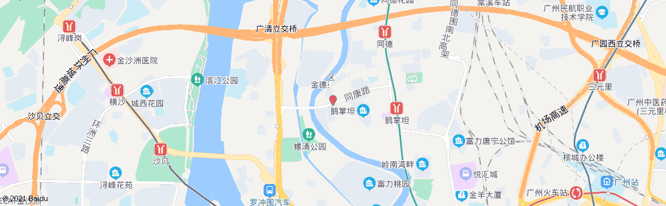 广州同康路_公交站地图_广州公交_妙搜公交查询2024