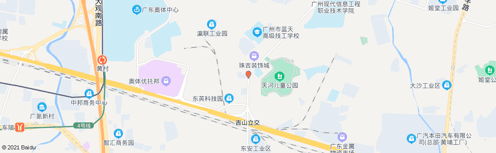 广州吉山小学_公交站地图_广州公交_妙搜公交查询2024